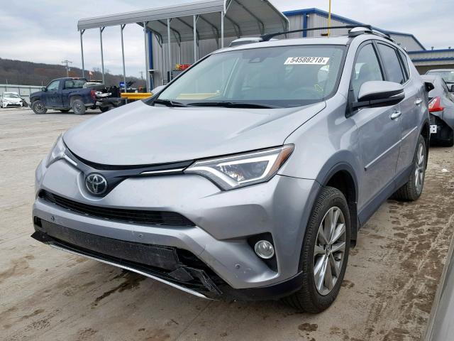 2T3DFREV1GW521355 - 2016 TOYOTA RAV4 LIMIT SILVER photo 2