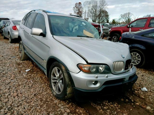 5UXFB53576LV20534 - 2006 BMW X5 4.4I SILVER photo 1