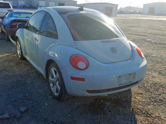 3VWRW3AG5AM036183 - 2010 VOLKSWAGEN NEW BEETLE BLUE photo 3