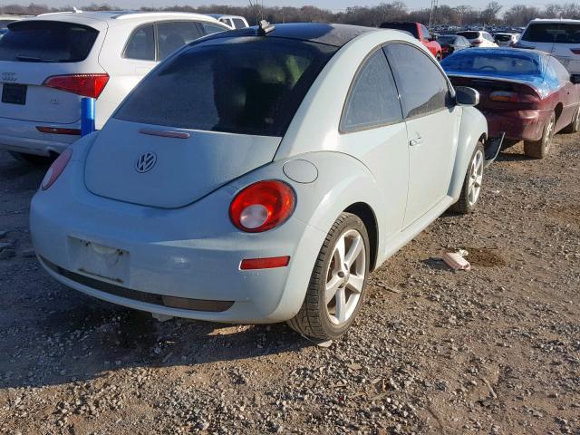 3VWRW3AG5AM036183 - 2010 VOLKSWAGEN NEW BEETLE BLUE photo 4