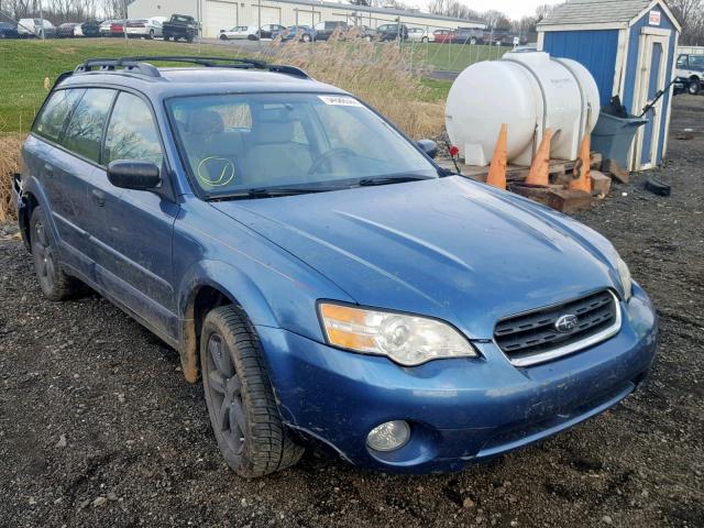 4S4BP61CX77340348 - 2007 SUBARU LEGACY OUT BLUE photo 1