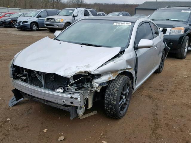 JTKDE3B71A0307539 - 2010 TOYOTA SCION TC SILVER photo 2