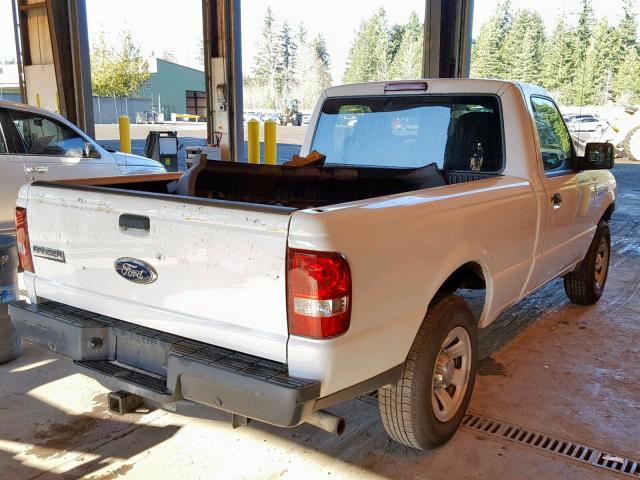 1FTYR10D59PA64721 - 2009 FORD RANGER WHITE photo 4