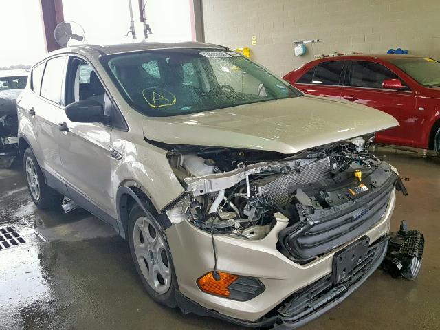 1FMCU0F78JUA36241 - 2018 FORD ESCAPE S BEIGE photo 1