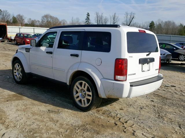 1D4PT4GK2BW602244 - 2011 DODGE NITRO HEAT WHITE photo 3