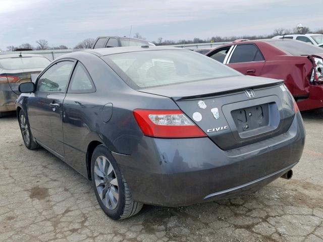 2HGFG1B99AH505895 - 2010 HONDA CIVIC EXL GRAY photo 3