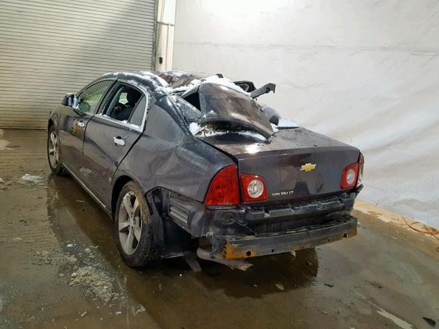 1G1ZC5E03CF278017 - 2012 CHEVROLET MALIBU 1LT CHARCOAL photo 3