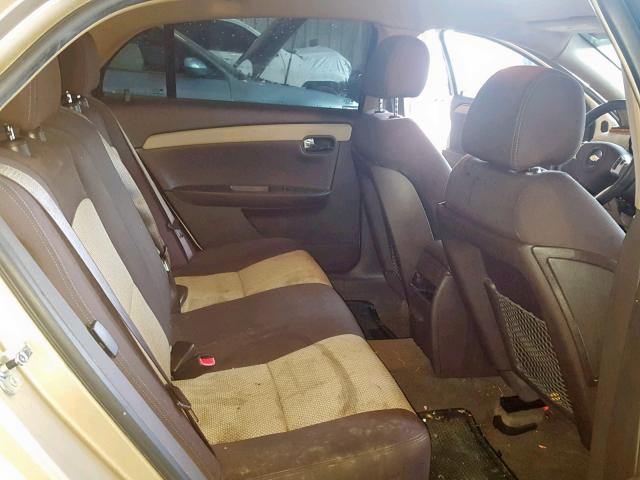 1G1ZH57B48F213944 - 2008 CHEVROLET MALIBU 1LT ოქროსფერი ფოტო 6