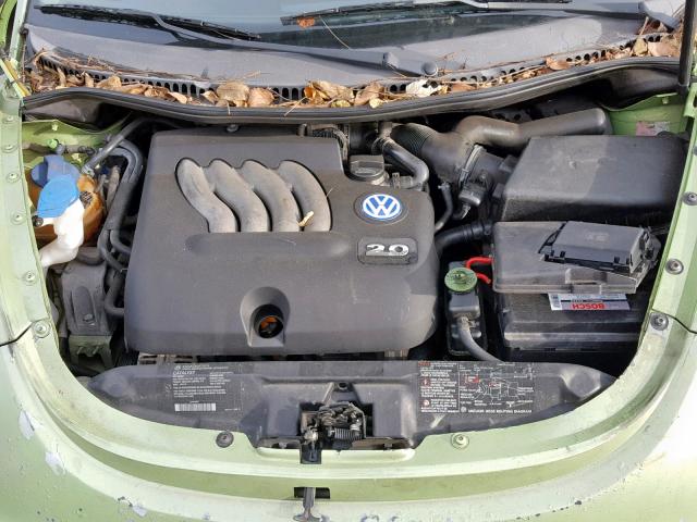 3VWCB21C02M417255 - 2002 VOLKSWAGEN NEW BEETLE Yaşıl foto 7