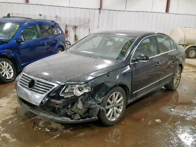 WVWEU93C96P095016 - 2006 VOLKSWAGEN PASSAT 3.6 BLACK photo 2