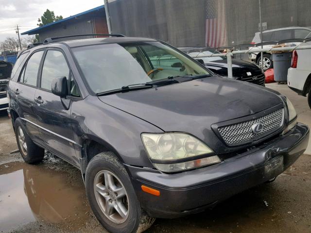 JTJHF10U720273186 - 2002 LEXUS RX 300 CHARCOAL photo 1