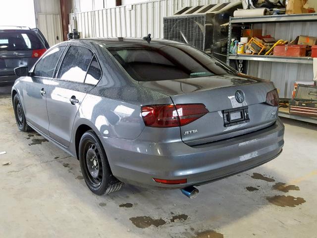 3VWLA7AJ9FM401396 - 2015 VOLKSWAGEN JETTA TDI CHARCOAL photo 3