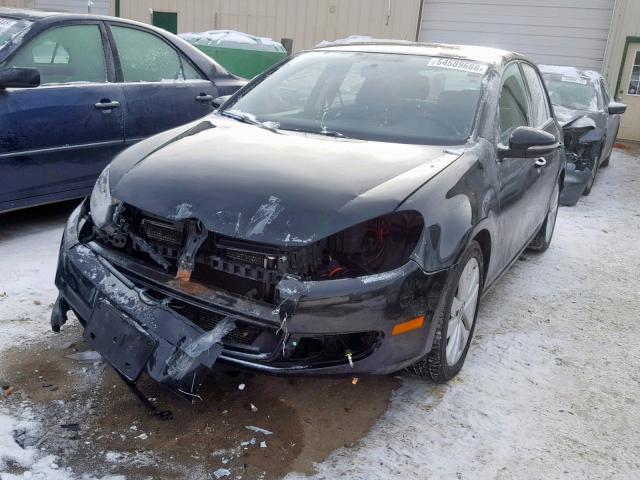 WVWNM7AJ8CW183787 - 2012 VOLKSWAGEN GOLF 黑色 照片 2