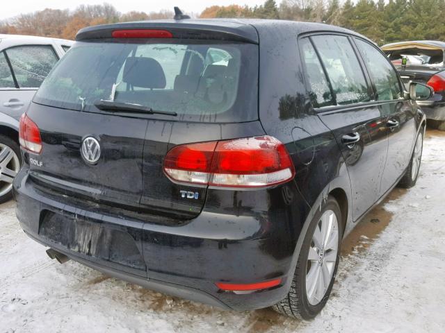 WVWNM7AJ8CW183787 - 2012 VOLKSWAGEN GOLF 黑色 照片 4