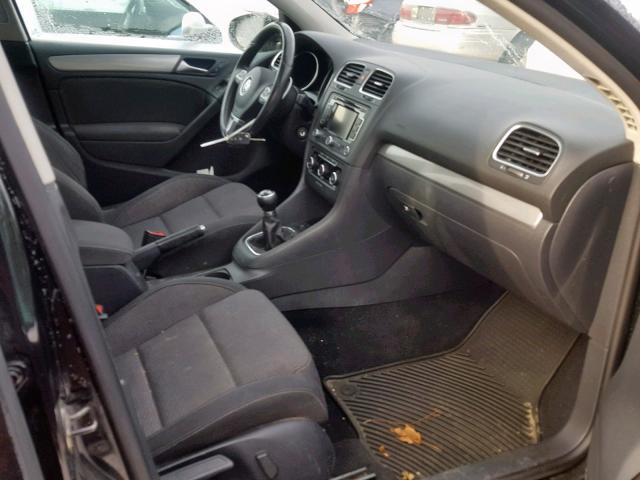 WVWNM7AJ8CW183787 - 2012 VOLKSWAGEN GOLF 黑色 照片 5