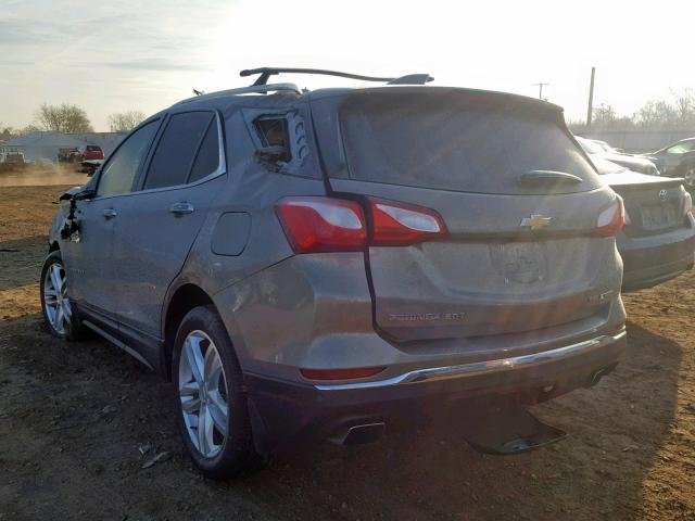 3GNAXWEX8JS581807 - 2018 CHEVROLET EQUINOX PR GRAY photo 3