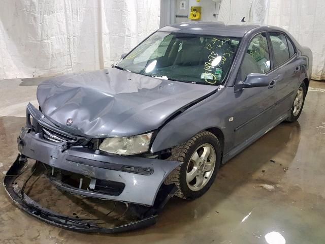 YS3FD49Y971115563 - 2007 SAAB 9-3 2.0T GRAY photo 2