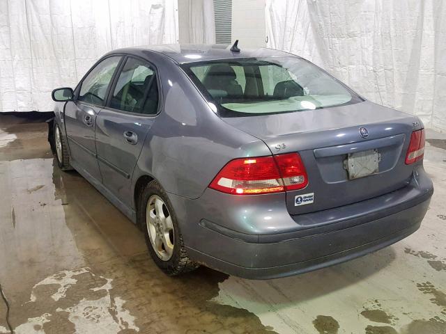 YS3FD49Y971115563 - 2007 SAAB 9-3 2.0T GRAY photo 3