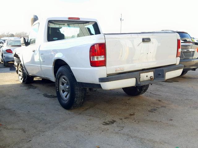 1FTYR10D28PB01299 - 2008 FORD RANGER WHITE photo 3