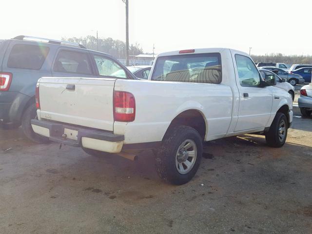 1FTYR10D28PB01299 - 2008 FORD RANGER WHITE photo 4