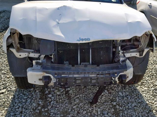 1J4HR58N16C300430 - 2006 JEEP GRAND CHER WHITE photo 9