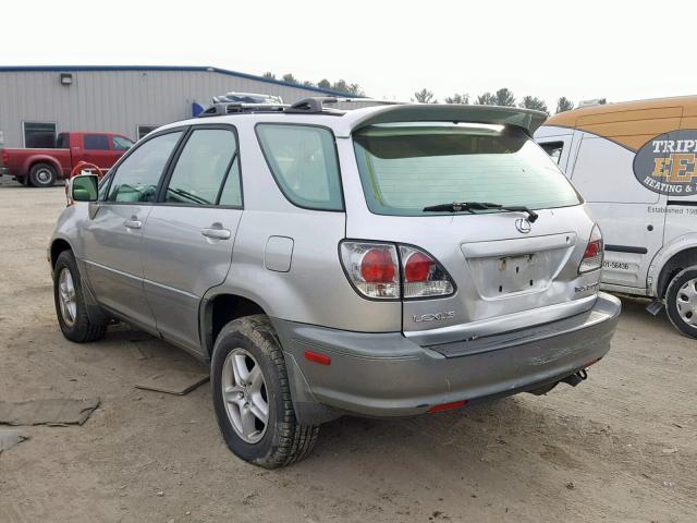 JTJHF10U210175505 - 2001 LEXUS RX SILVER photo 3