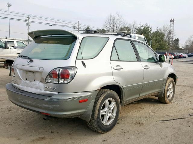 JTJHF10U210175505 - 2001 LEXUS RX SILVER photo 4