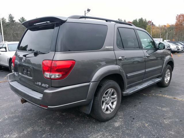 5TDBT48A97S280822 - 2007 TOYOTA SEQUOIA LI GRAY photo 4