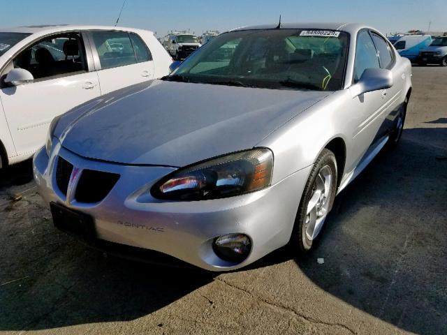 2G2WR524741186079 - 2004 PONTIAC GRAND PRIX SILVER photo 2