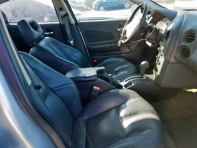 2G2WR524741186079 - 2004 PONTIAC GRAND PRIX SILVER photo 5