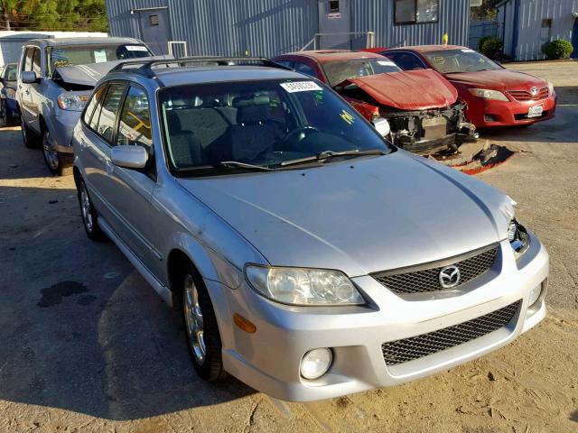 JM1BJ245221523413 - 2002 MAZDA PROTEGE PR SILVER photo 1