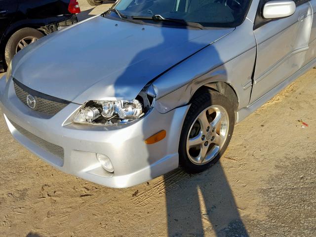 JM1BJ245221523413 - 2002 MAZDA PROTEGE PR SILVER photo 10