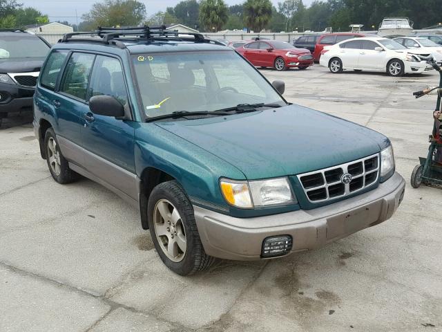 JF1SF6552XH706094 - 1999 SUBARU FORESTER S GREEN photo 1