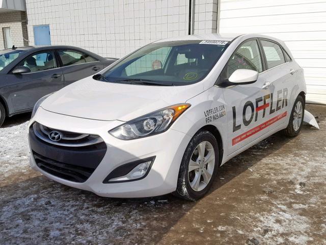 KMHD35LE6DU030059 - 2013 HYUNDAI ELANTRA GT WHITE photo 2