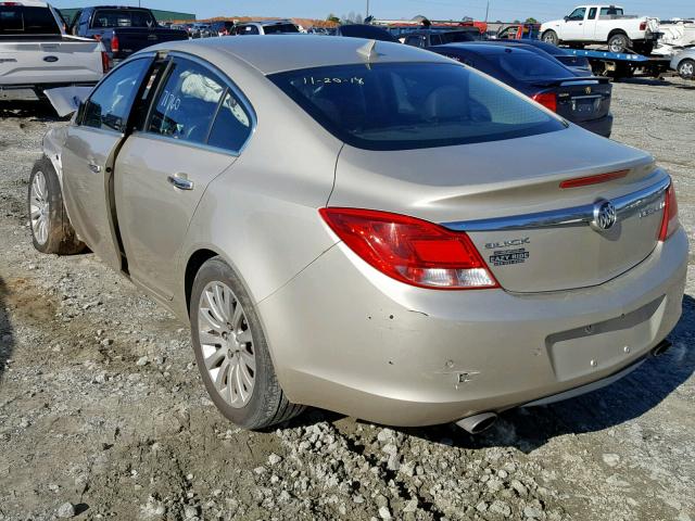 2G4GS5EV3D9182584 - 2013 BUICK REGAL PREM GOLD photo 3