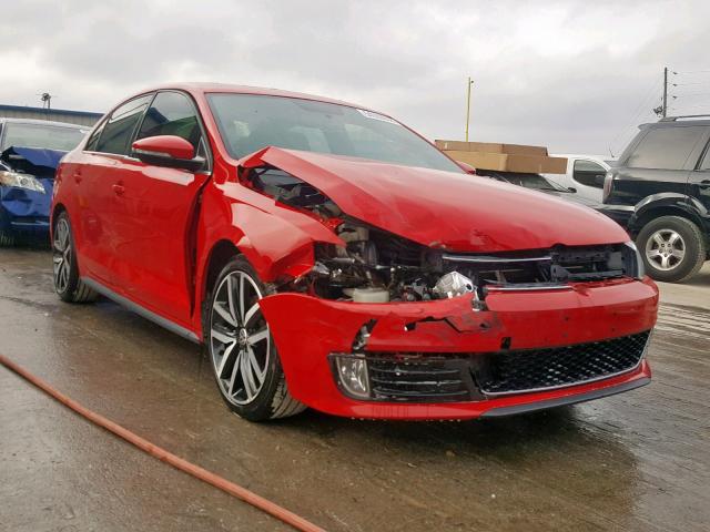 3VW4A7AJ4CM336182 - 2012 VOLKSWAGEN JETTA GLI RED photo 1