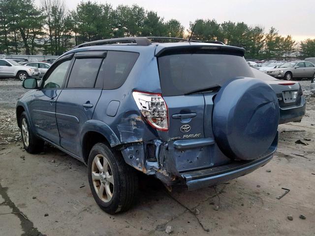 JTMBF31V69D003879 - 2009 TOYOTA RAV4 LIMIT BLUE photo 3