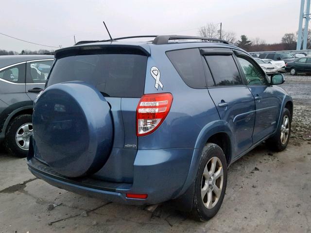 JTMBF31V69D003879 - 2009 TOYOTA RAV4 LIMIT BLUE photo 4