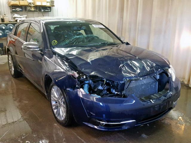 1C3CCBCG4DN577829 - 2013 CHRYSLER 200 LIMITE BLUE photo 1