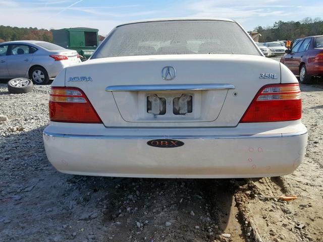 JH4KA9654YC010374 - 2000 ACURA 3.5RL WHITE photo 9