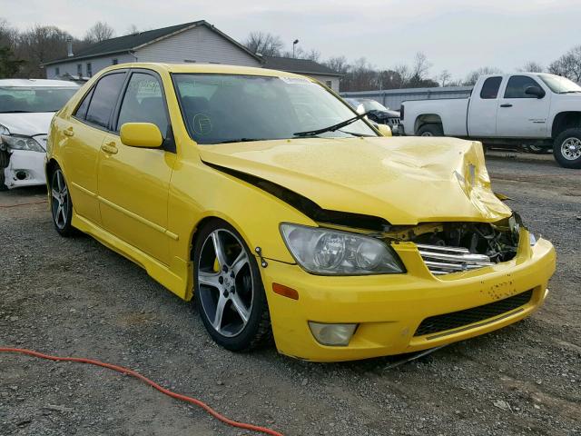 JTHBD192X20039235 - 2002 LEXUS IS 300 YELLOW photo 1