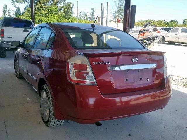 3N1AB6AP0CL690615 - 2012 NISSAN SENTRA 2.0 RED photo 3