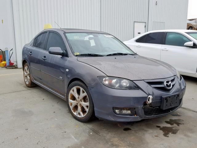 JM1BK324081787493 - 2008 MAZDA 3 S GRAY photo 1