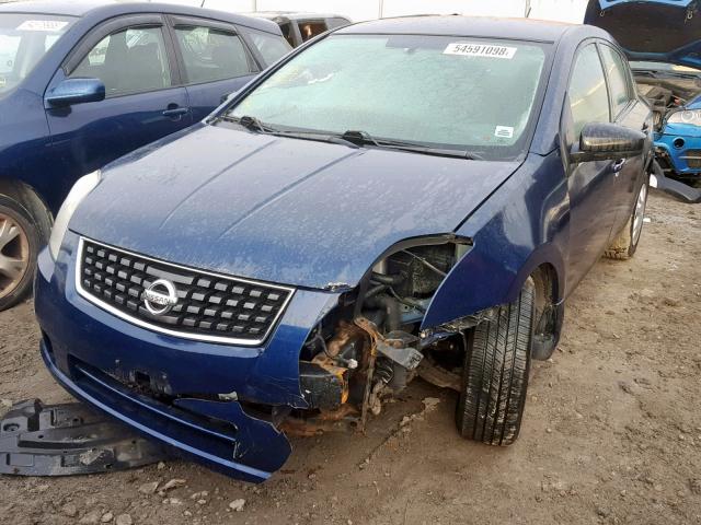 3N1AB61E89L677442 - 2009 NISSAN SENTRA 2.0 BLUE photo 2