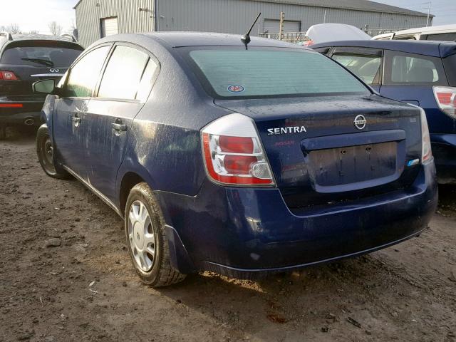 3N1AB61E89L677442 - 2009 NISSAN SENTRA 2.0 BLUE photo 3