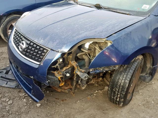 3N1AB61E89L677442 - 2009 NISSAN SENTRA 2.0 BLUE photo 9