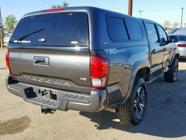 3TMAZ5CN1GM009666 - 2016 TOYOTA TACOMA DOU CHARCOAL photo 4