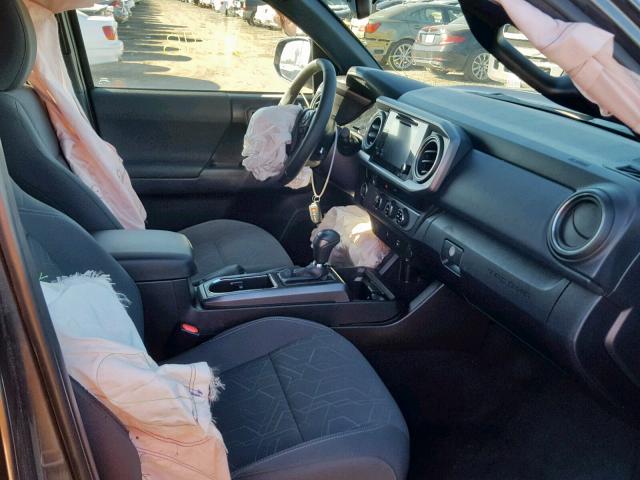 3TMAZ5CN1GM009666 - 2016 TOYOTA TACOMA DOU CHARCOAL photo 5