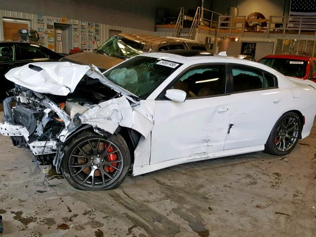 2C3CDXEJ7GH100182 - 2016 DODGE CHARGER SR WHITE photo 2