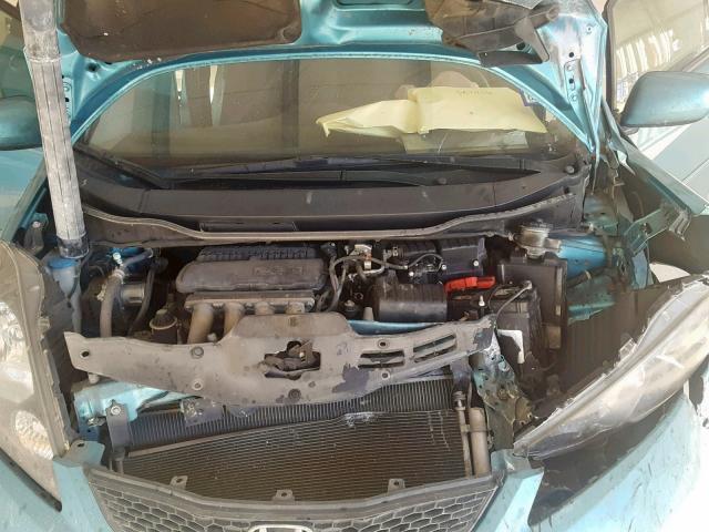 JHMGE8H37DC031004 - 2013 HONDA FIT BLUE photo 7